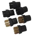 6pcs Steam Cleaner Brass Nylon Brush Head Replacement Parts Fit For Steam Mop X5 Replacement