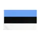 90x150cm Estonia EST Flag EE Strip Blue Black White National Banner