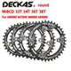 Deckas 96bcd Round Mountain bicycle Chainring BCD 96mm 32/34/36/38T Crown Plate Parts For M7000