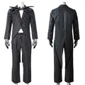 Christmas Eve Horror Jack Cos Dress Skull Jack Set completo da uomo natale Halloween abbigliamento