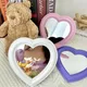 Heart Mirror Cosmetic Mirror Decorative Mirror Girl Heart Student Dormitory Mirror Home Decor Living