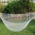 Lawaia White Nylon Line Fishing Net Braided Fish Net Hand Carry Bamboo Poles Catch Fish Network for