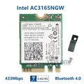 AC3165 3165NGW 433Mbps Dual Band 2.4G&5Ghz Bluetooth 4.0 802.11ac NGFF M.2 Wifi Card for HP ProBook