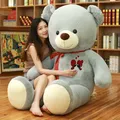 60-100cm Large Cute Teddy Bear Plush Toy Lovely Huge Stuffed Soft Bear Wear Bowknot Bear Kids Toy