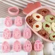 9Pcs DIY Easter Sauce Sandwich Biscuit Mold Cartoon Bunny Egg Cookie Cutters 3D Baking Cookie Mold