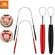 Tongue Scraper Stainless Steel Tongue Cleaner Bad Breath Removal Oral Care Tools