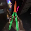 Butterfly Radish Knife Model Boyfriend's New Toy Stupid and Adolescent Little Toy Netizens Folding