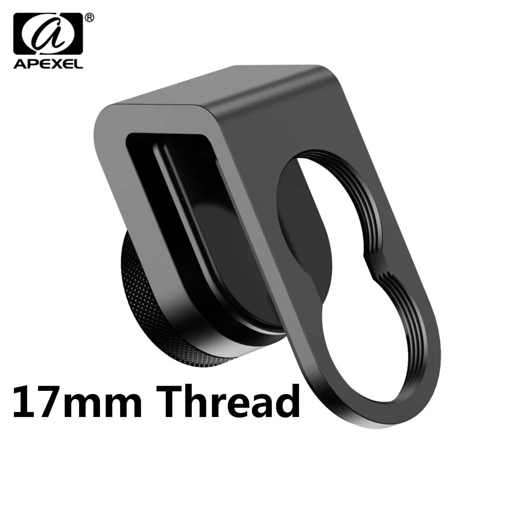 APEXEL Silicone Lens Bag Universal Clip 17mm Thread/C-Mount Universal Clip CPL Star filter for APEXEL lens all smartphone