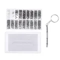 Micro Glasses Sunglass Watch Spectacles Screws Nuts Screwdriver Repair Kits Tool Box