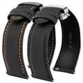 20mm 21mm 22mm 23mm 24mm Nylon Leather Watchband For Tag Heuer Citizen Seiko no.5 WATCH Men Women