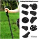 Useful 1PC Black Nordic Style Walking Poles Trek Pole Telescopic Alpenstock Crutch Walking Stick
