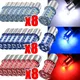 Motorcycle Car LED Brake Lights Auto Low Power Strong Spotlight Cars Tail Light Night Safe Driving