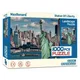 High Quality 1000 Pieces Jigsaw Puzzles Statue of Liberty with Glue Sheets Home Wall Decoration