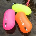 PVC High Visibility Open Water Swimming Inflatable Waterproof Bag Inflatable Air Float Swimming For