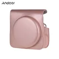 Andoer Camera Case for Fujifilm Instax Square SQ6 PU Leather Bag with Strap Instant Film Camera