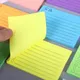 Fluorescent Color To Do List 50sheets Tearable Memo Pads Kawaii Sticky Notes Korean Stationery