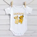 Baby Romper Cartoon The Lion King Kawaii Simba Fashion Toddler Clothes Cotton Short Sleeve Newborn