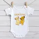 Baby Romper Cartoon The Lion King Kawaii Simba Fashion Toddler Clothes Cotton Short Sleeve Newborn