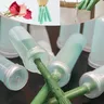 Nutrition Flower Water Container Plastic Flower Nutrition Tube with Cap Plant Culture Water Storage