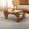 Transparent Tempered Glass Coffee Table Modern Coffee Tables For Small Apartment Living Room Center