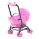 Wagon Groceries Simulated Stroller Simulation Mini Baby Carriage Plastic Toy Furniture Model Girl