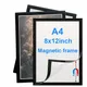 1/5pcs A4 Magnetic Photo Frame 8x12in Rubber Self Adhesive Soft Picture Frame Document Canvas