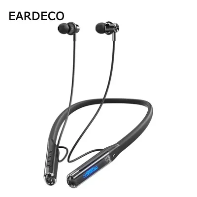 EARDECO 80 Hours Endurance Wireless Bluetooth Headphone with Mic Wireless Headphones Bass Stereo Sport Neckband Headphones 5.3