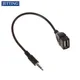 1pc 3.5mm Black Car AUX Audio Cable To USB Audio Cable Car Electronics for Play Music Car Audio