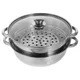Layer Tiers Stainless Steel Food Steamer Pot Soup Steam Pot Cooking Cookware Kitchen Tools For