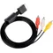 10pcs PS2 PS3 AV Cable, AV to RCA Composite Cable Cord for Sony Playstation 2 PS2 PS3(6FT)
