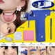 Reusable Body Piercing Gun Kit with Ear 98 Stud Tools Ear Nose Navel Belly Nose Lip Piercing Tool