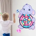 Children Sticky Ball Dart Target Board Cartoon Throw Ball Target Sticky Ball Board Interactive