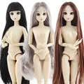 30cm Doll Toys for Girls 1/6 BJD Dolls Body Make-up 3D Eyes Beautiful Princess Baby Girl Dolls