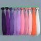 30cm long strraight doll hair Pink white brown purple color orange white color straight BJD doll