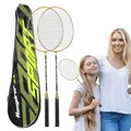 Badminton Rackets Set Professional Badminton Racket Set For Adults Lightweight Badminton Equipment