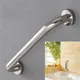 2PCS Bathroom Shower Tub Grab Bars Hand Grip Stainless Steel Safety Toilet Support Rail Disability