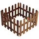 DIY Wooden Decorative Outdoor Gardening Plants Pool Fence Flowerbeds Picket Landscaping Fence