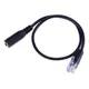 30cm 3.5mm Plug Headset To RJ9 Smartphone Adapter Cable Cord Computer Headset To Phone Headset