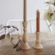 Candlestick Holder Unfinished Candlesticks Holders Wooden Candle Holder Unpainted Candle Stand For