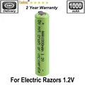 1.2V Ni-MH AAA 1000mAh Rechargeable Battery w/Tabs Compatible with Electric Razors Toothbrushe High
