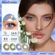 Bio-essence 1 Pair Colored Contact Lenses for Eyes Natural Eye Lenses Gray Contact Green Lenses Blue