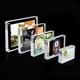 1 Pc Transparent Photo Frame Acrylic Magnetic Display Frame Poster Display Stand For Room Desk Home