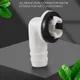 Hot Air Conditioner Ac Drain Hose Connector Elbow Fitting with Rubber Ring for Mini-Split Units and