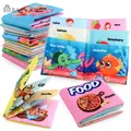 Cloth Book Toddler Soft Baby Books Rustle Sound Baby Quiet Books Infant Early Learning Educational