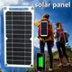 10W Solar Kit 5V Outdoor Solar Mobile Phone Charging Panel Flexible Solar Panel Backpack Solar