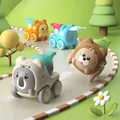 New children's educational toys animal inertia cartoon car whistle car animal parent-child
