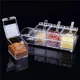 4 Grid Seasoning Box Transparent With Spoon Kitchen Organizer Tools Storage Boxes Spices Sugar Salt