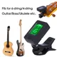 360 Rotatable Degree Guitar Tuner Bass Guitar Ukulele Clip-on Violin Screen Tuning Common Fast