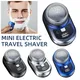 Portable Mini Electric Rechargeable Shaver Digital Power Display Mens Razor Cordless Razor Beard
