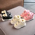 New Kids Baby Girl Boy Shoes Soft Non-slip Infant First Walkers Winter Warm Plush Baby Sneakers